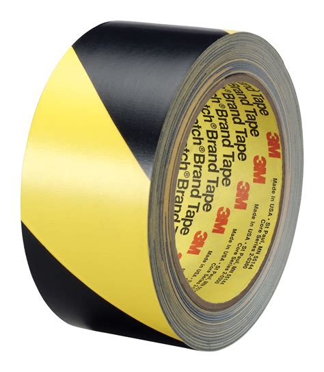 black  yellow vinyl hazard tape  mm