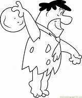 Coloring Fred Flintstone Bowling Pages Flintstones Printable Color Drawing Kids Cartoon Characters Print Coloringpages101 Getdrawings Getcolorings Results sketch template
