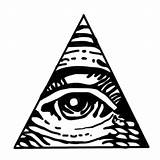 Illuminati Eye Drops Transparent Background Freeiconspng sketch template