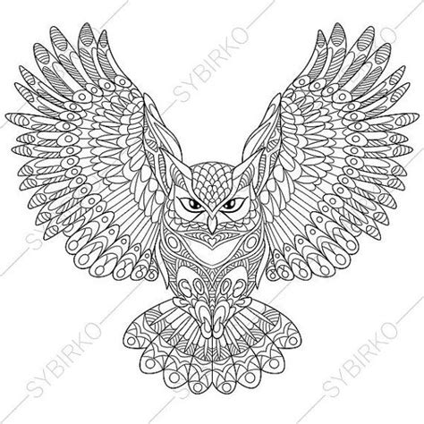 coloring owls images  pinterest adult coloring coloring