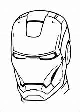 Coloring Mask Pages Superhero Iron Man Getcolorings Printable Superheroes sketch template