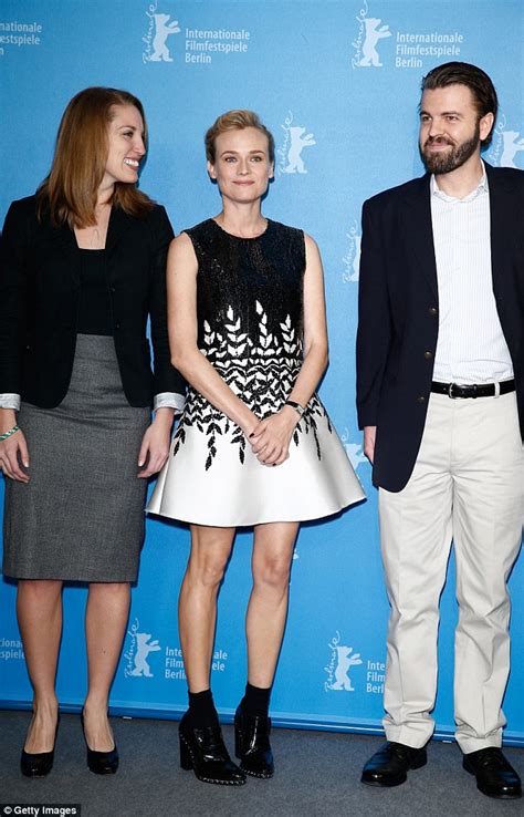 Diane Kruger Stuns In Black And White Dress At Berlin Film
