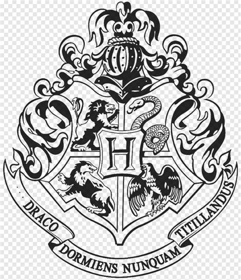 ravenclaw harry potter coloring pages hogwarts crest png