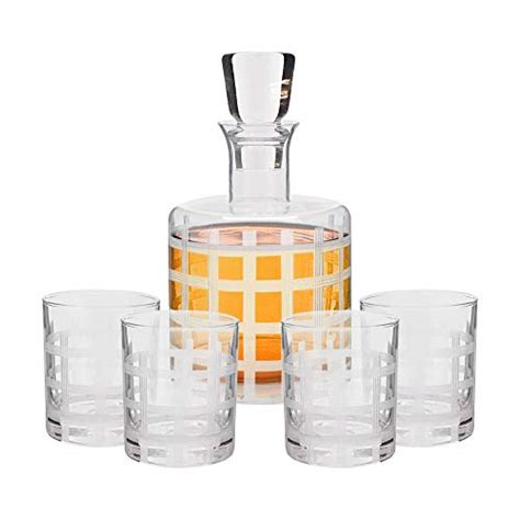 Style Setter 37oz Decanter Set With 4 Glasses For Just 13 60 From
