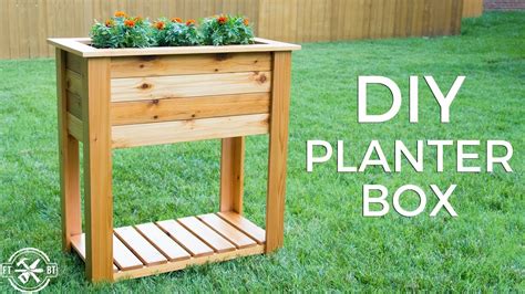 diy planter box plans   easy     sufficient living