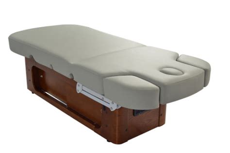china spa two holes milking automatic massage table for