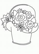 Basket Mayday Printables Coloringhome sketch template