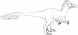 Coloring Oviraptor Template Austroraptor Carnage sketch template