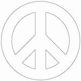 Paz Pace Dibujo Sinal Imprimer Supercoloring Símbolo Friedenszeichen Vrede Colorir Simbolos Vredesteken Ausmalbilder Signs Stampare Desenhos Hippie Simboli Teken Kleurplaat sketch template