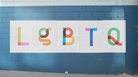 gilbert font created in tribute to designer of rainbow flag