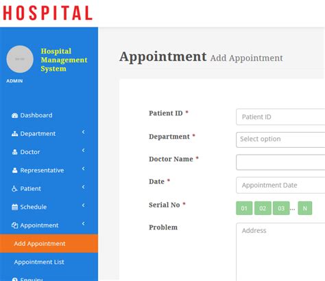 hospital management system hospital management system php mysql