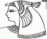 Egito Egipcia Egyptian Colorear Egipto Diosa Egypte Egyptische Egípcia Egipte Oude Godin Vogels Deessa Ocells Antic Antigo Kleurplaten Tocado Cleopatra sketch template