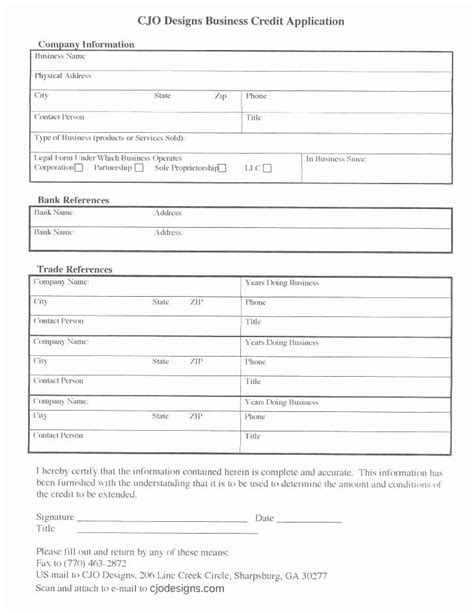 credit reference check form business marie thomas template