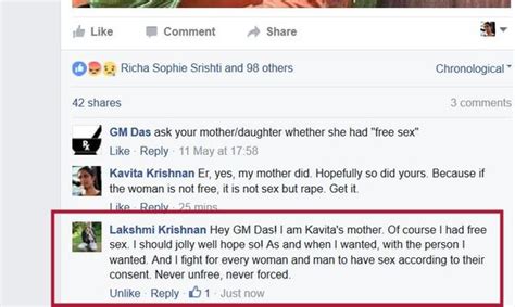 here s why gauri lankesh s facebook post about free sex is viral alt news