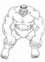 Coloring Pages Body Builder Getcolorings Hulk sketch template