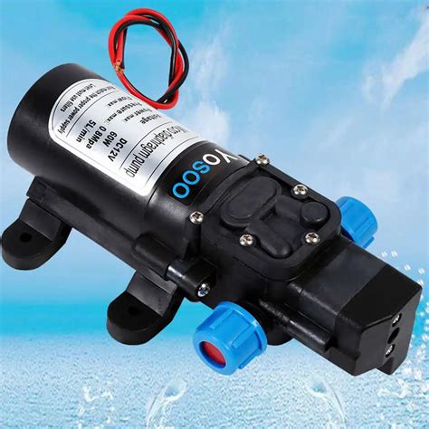 New Dc 12v 5l Min Water High Pressure Diaphragm Self Priming Pump 60w