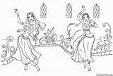 Danza Misterioso Pasillo Dibujo sketch template