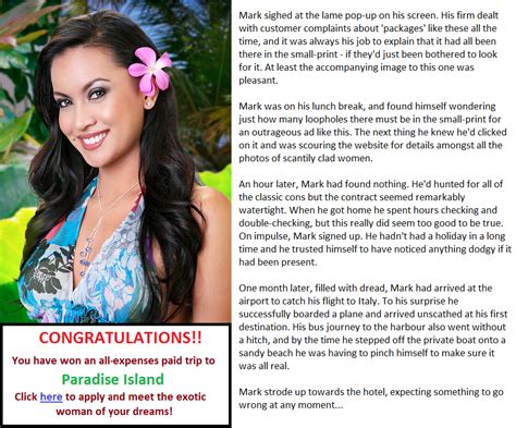 Emily S Tg Captions Paradise Island The Invite 1 5