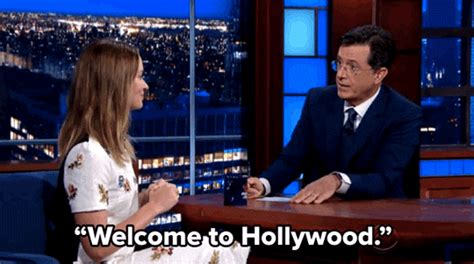 Emily Blunt Colbert  Find And Share On Giphy
