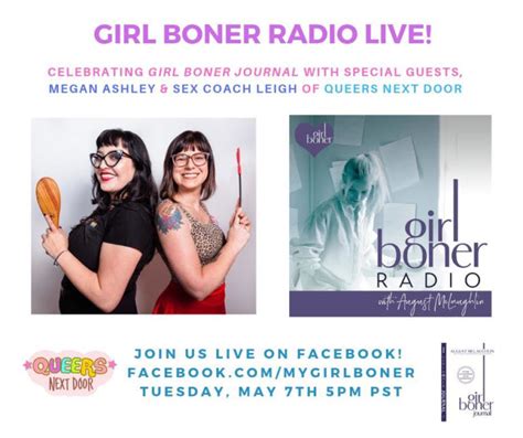 catch us on girl boner radio today queers next door
