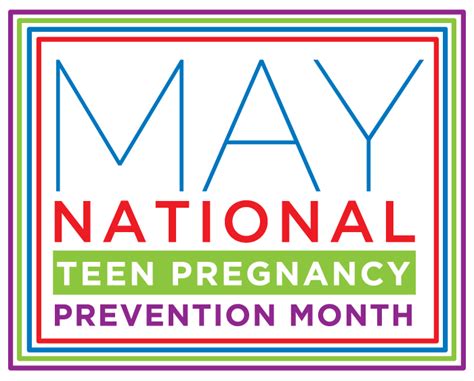 may is national teen pregnancy prevention month