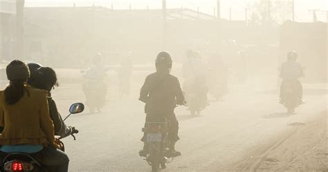 unusual health effects  air pollution  humans