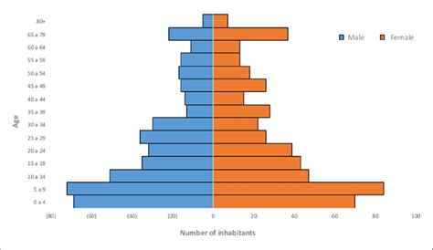 age sex structure of village population of yavesía in 1970 download
