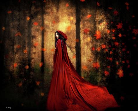little red riding hood 8876 mixed media by gayle berry fine art america