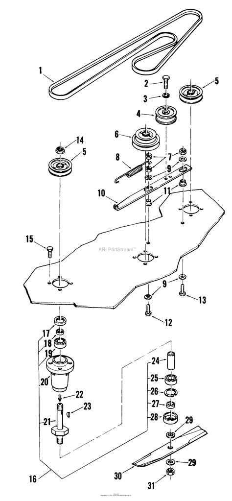 wheel horse mower deck belt diagram wiring diagram list