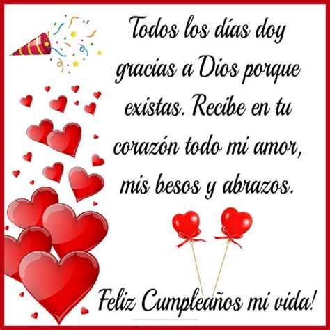 feliz cumpleanos mi amor imagenes  frases imagenes