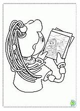Coloring Betty Spaghetty Dinokids Pages Print Coloringdolls Close sketch template