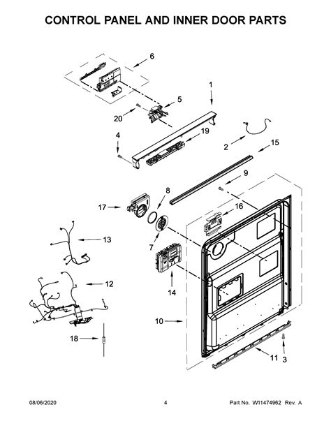 parts  plans  whirlpool dishwasher undercounter model wdtsakz  midbec