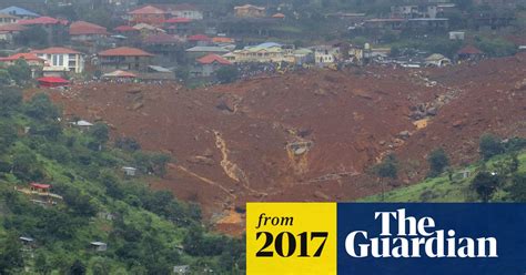 sierra leone mudslide president calls for urgent help as search
