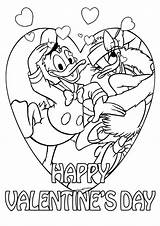 Coloring Valentines Valentine Disney Pages Donald Duck Daisy Printable Mouse Mickey Boys Color Book Kids Print Getcolorings Popular Flowers Superhero sketch template