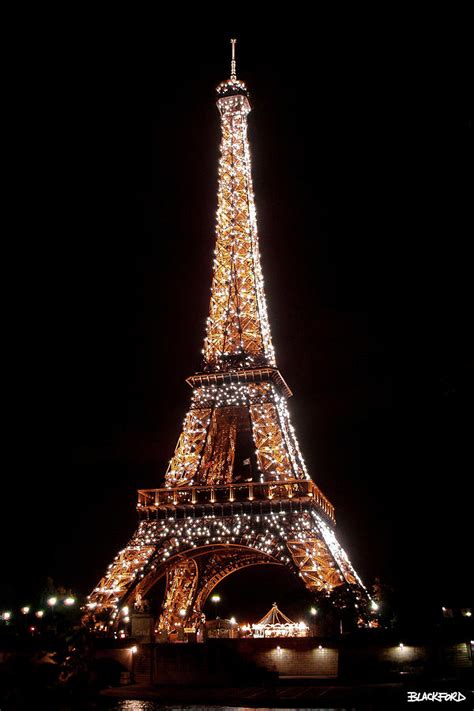 Eiffel Tower Sparkling Photograph By Al Blackford
