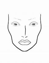 Clipartmag Maquiar Maquillaje Estes Maquiagem Facechart sketch template
