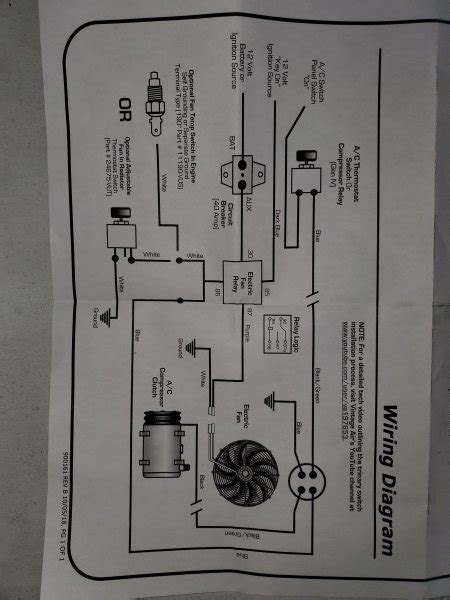 electric fan trinary wiring diagram nastyzcom