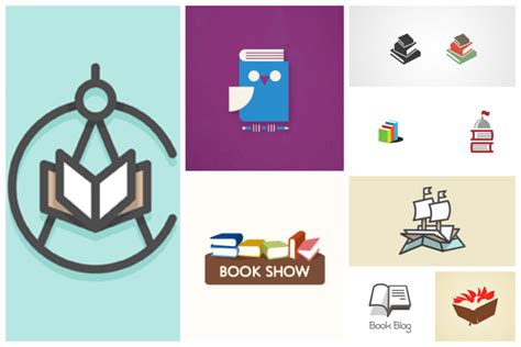 book based logo designs inspirationfeed