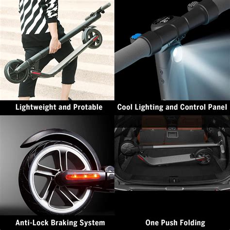 segway ninebot es electric kick scooter  external battery lightweight  foldable