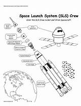 Sls Shuttle sketch template