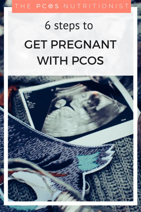 6 steps to get pregnant with pcos
