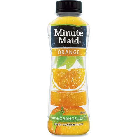 minute maid orange juice ready  drink orange flavor  ml