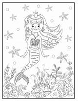 Meerjungfrau Malvorlage Meerjungfrauen Malvorlagen Seite Seesternen sketch template
