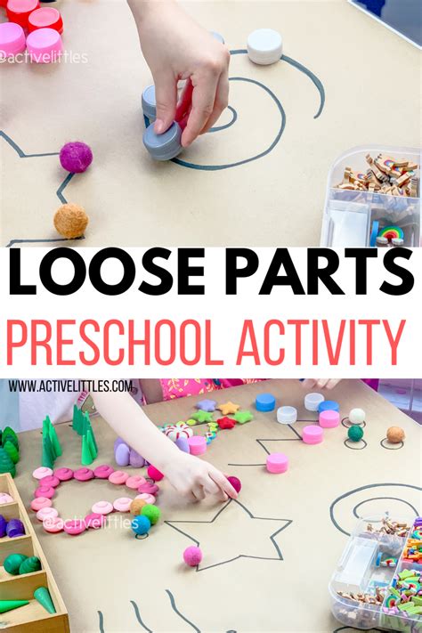 loose parts preschool activity active littles