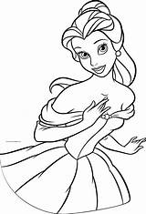 Belle Princesses Wecoloringpage sketch template