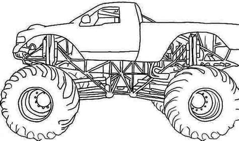 printable monster truck coloring pages everfreecoloringcom