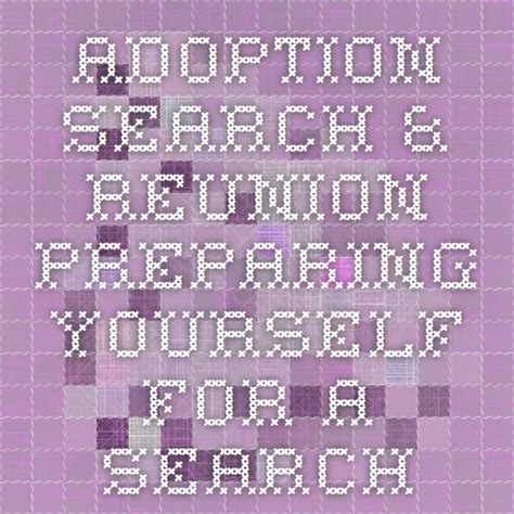 adoption search reunion preparing    search adoption registry adoption search