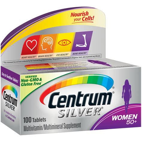 centrum silver  womens multivitaminmultimineral supplement tablets shop multivitamins
