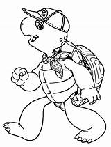 Franklin Coloring Pages Benjamin Turtle Drawing Getcolorings Printable Getdrawings Color sketch template