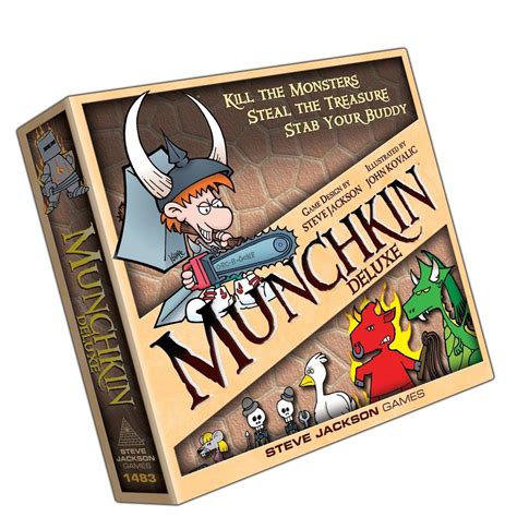 munchkin deluxe board game  steve jackson games contemporary